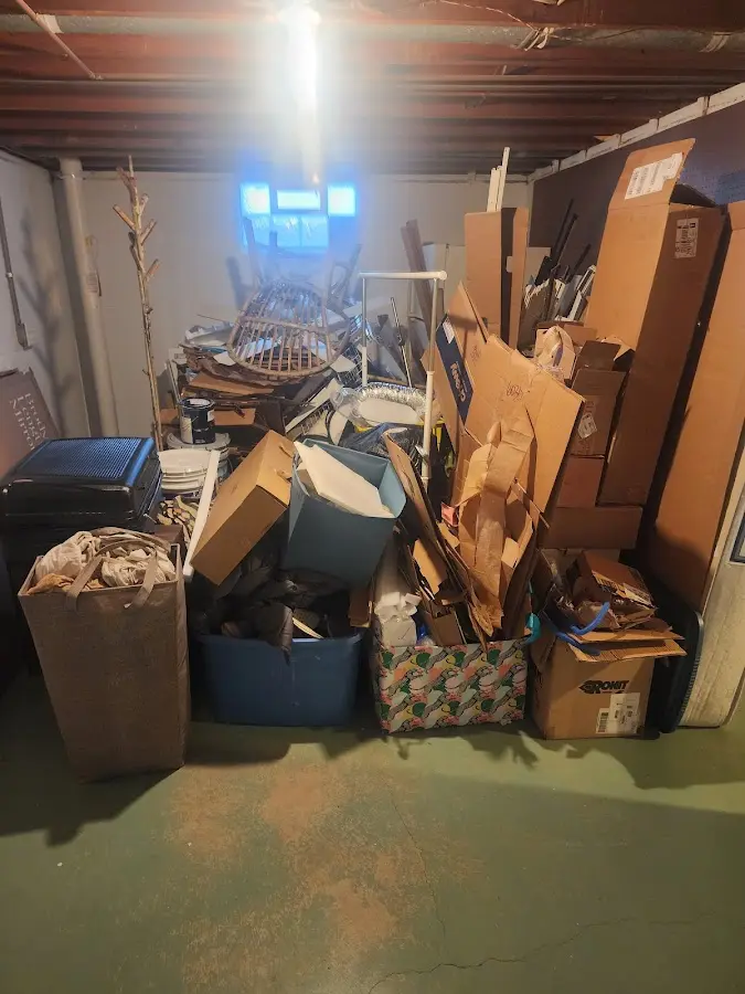 Roll-off dumpster container at job site for Construction Dumpster Rental in Monticello